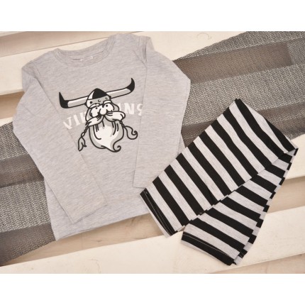 Piżama chłopięca VIKING piżamka długi rękaw